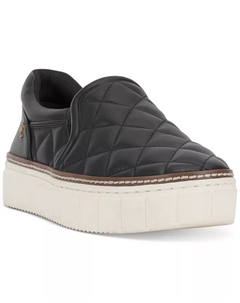 Женские платформенные слипоны Romie с простежкой, черный Vince camuto