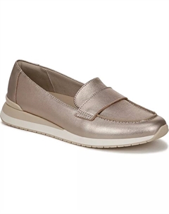 Женские лоферы Lucy Round Toe Penny Sport, серебряный Naturalizer