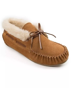 Женские угги Chrissy из замши, коричневый/бежевый Minnetonka
