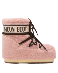 Ботинки из овчины, розовый Moon boot
