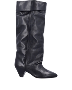 Ботинки кожаные Elita, черный Isabel marant