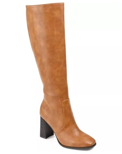 Женские высокие сапоги до колена Karima Extra Wide Calf, белый Journee collection