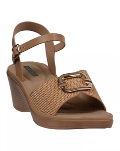 Женские босоножки Fia на платформе с ремешком на щиколотке, коричневый/бежевый Gc shoes