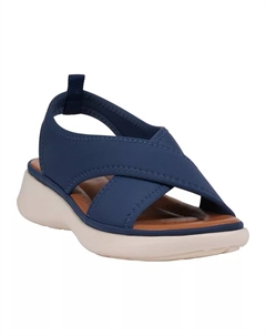 Женские босоножки Nixie на платформе с клиньями из эластичного лайкра, синий Gc shoes