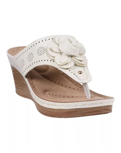 Женские босоножки Willa на платформе с цветочным принтом, белый Gc shoes