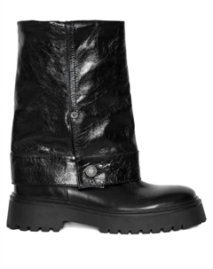 Кожаные ботильоны Angie, черный Zadig&voltaire