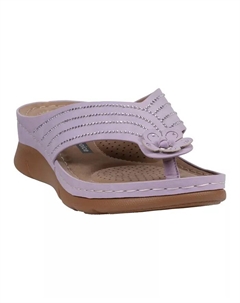 Женские плоские сандалии Amari Flower на тонкой подошве, фиолетовый Gc shoes