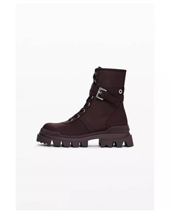 Женские армейские ботинки Combat boot, коричневый Desigual