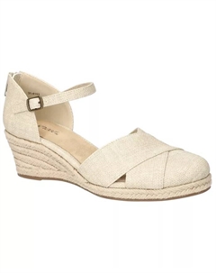 Женские эспадрильи Coast на клиновидном каблуке, белый Easy street