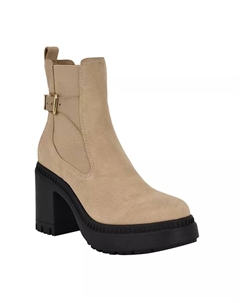 Женские ботинки Fayth на квадратном каблуке с протекторной подошвой, коричневый Calvin klein