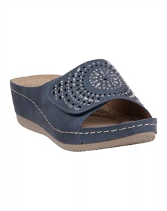 Женские босоножки Adrina на платформе с декоративными элементами, синий Gc shoes