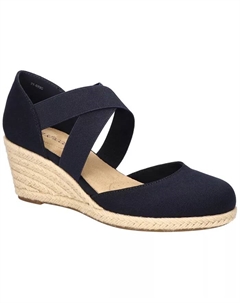 Женские эспадрильи на клиновидной подошве Pari Slip-On, синий Easy street