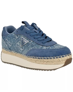 Женские эспадрильи Stefen на шнуровке с платформой, синий Guess