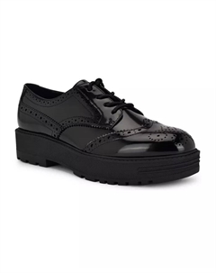 Женские оксфорды Resttin Wingtip на платформе, черный Nine west