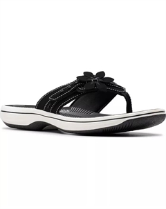 Женские шлепанцы Cloudsteppers Breeze Opal, черный Clarks