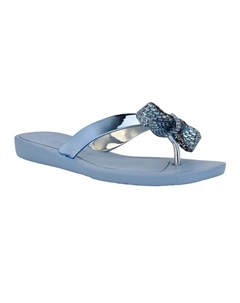Женские шлепанцы Tata EVA Sparkle Bow Flip Flop, синий Guess