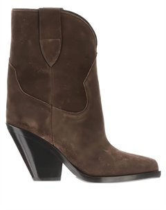 Ботильоны из кожи, коричневый Isabel marant