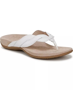 Женские сандалии-танкетки Bella Braid, белый Vionic