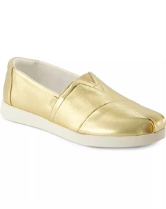 Женские эспадрильи Alpargata Plus с миндалевидным носком, золотой Toms