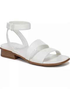 Женские босоножки Effie с квадратным носком на устойчивом каблуке, белый Naturalizer