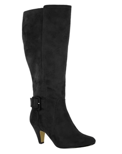 Ботинки Troy II Wide Calf Tall Dress, черный Bella vita