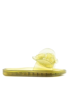Шлепанцы с цветочным декором из коллаборации с Melissa, зеленый Y / project
