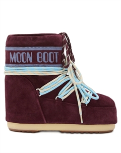 Ботинки на шнуровке, красный Moon boot