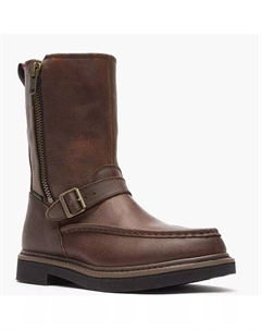 Мужские рабочие водонепроницаемые сапоги Wellington со шнуровкой сбоку, коричневый Georgia boot