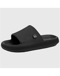 Мужские тапочки-шлепанцы Omar Slides с ультрамягкой подушкой Cloud Slide, черный Alpine swiss