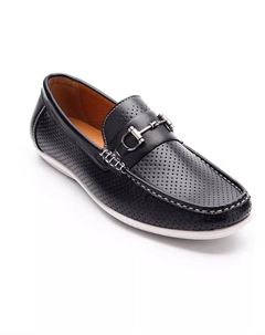 Мужские перфорированные классические мокасины для вождения, красный Aston marc