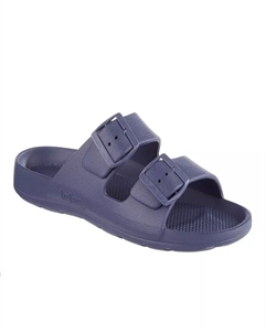 Мужские регулируемые сандалии с двойной пряжкой, синий Totes