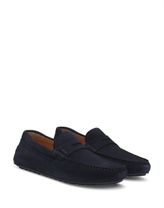 Мужские мокасины Noel Slip On Penny Loafer, синий Boss