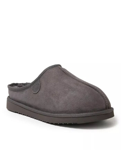 Мужские домашние тапочки-клоги Fireside By Grafton из натуральной овчины, серый Dearfoams