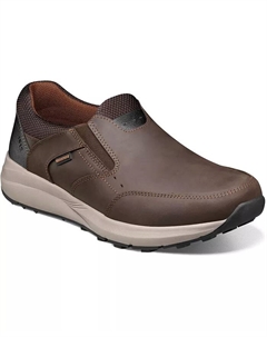 Мужские водонепроницаемые мокасины Excursion с мыском на липучке, коричневый Nunn bush