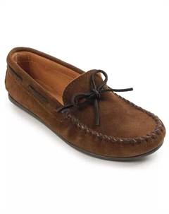 Мужские замшевые классические мокасины Moc Loafers, коричневый Minnetonka