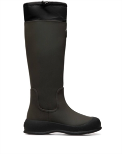 Сапоги до колена с аппликацией логотипа, зеленый Bally