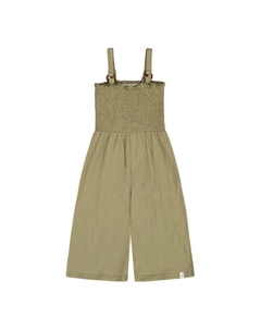 Детский комбинезон с плиссировкой из жатого джерси для девочек - Little Kid, зеленый Deux par deux