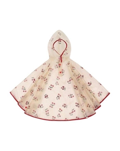 Детский дождевик с принтом вишен для девочек - Little Kid, красный Deux par deux