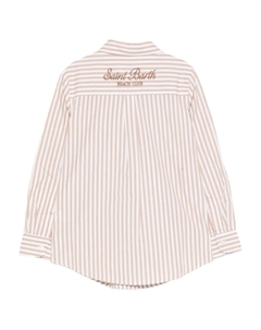 Полосатая рубашка Brigitte, нейтральный Mc2 saint barth kids