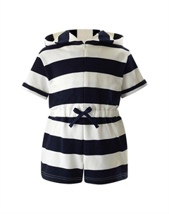 Детский полосатый комбинезон макси - для малышей и детей постарше, синий Rachel riley