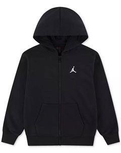 Толстовка с капюшоном Big Boys MJ Brooklyn Full-Zip, черный Jordan