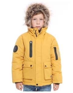 Парка для мальчиков с утепленным капюшоном Big Boys, синий Rokka&rolla