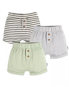 Детские вязаные шорты, 3 шт, зеленый Gerber