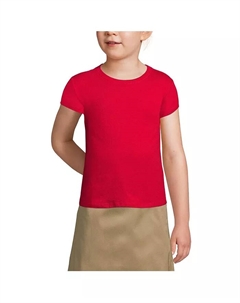 Детская футболка с коротким рукавом Essential Tee, синий Lands' end