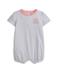 Поло для девочек с логотипом, хлопковый джерси, шорты-комбинезон - Baby, синий Ralph lauren