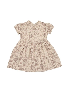 Детское платье с короткими рукавами и плиссированной юбкой "Garden" для девочек Maniere, мультиколор Manière