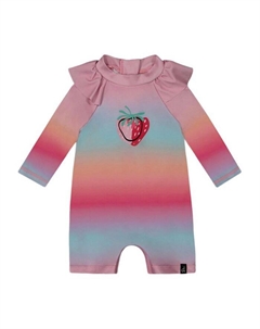 Детский лонгслив-рашгард для девочек, мультиколор Deux par deux