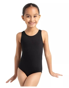 Детский топ-комбинезон для девочек, черный Capezio