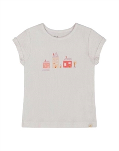 Детский топ с плоской резинкой сзади - для девочек старшего возраста, белый Deux par deux