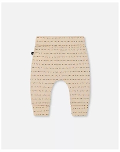 Детские брюки эволютивные из хлопка с принтом Off-White для мальчиков - малыши, белый Deux par deux
